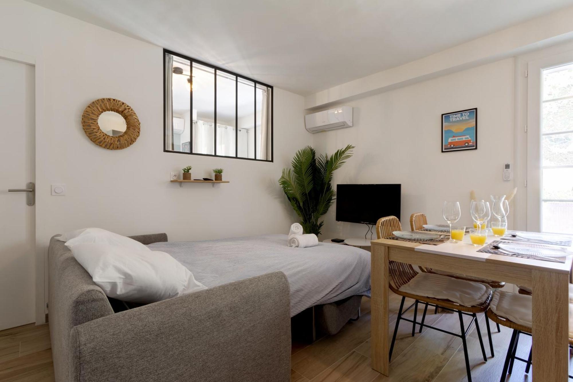 016- T2 Tropisme, Appart 1 Chambre,Clim,Wifi,Parking Montpellier Extérieur photo