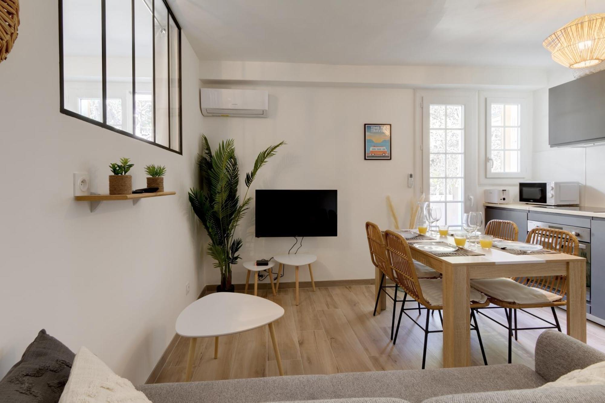 016- T2 Tropisme, Appart 1 Chambre,Clim,Wifi,Parking Montpellier Extérieur photo