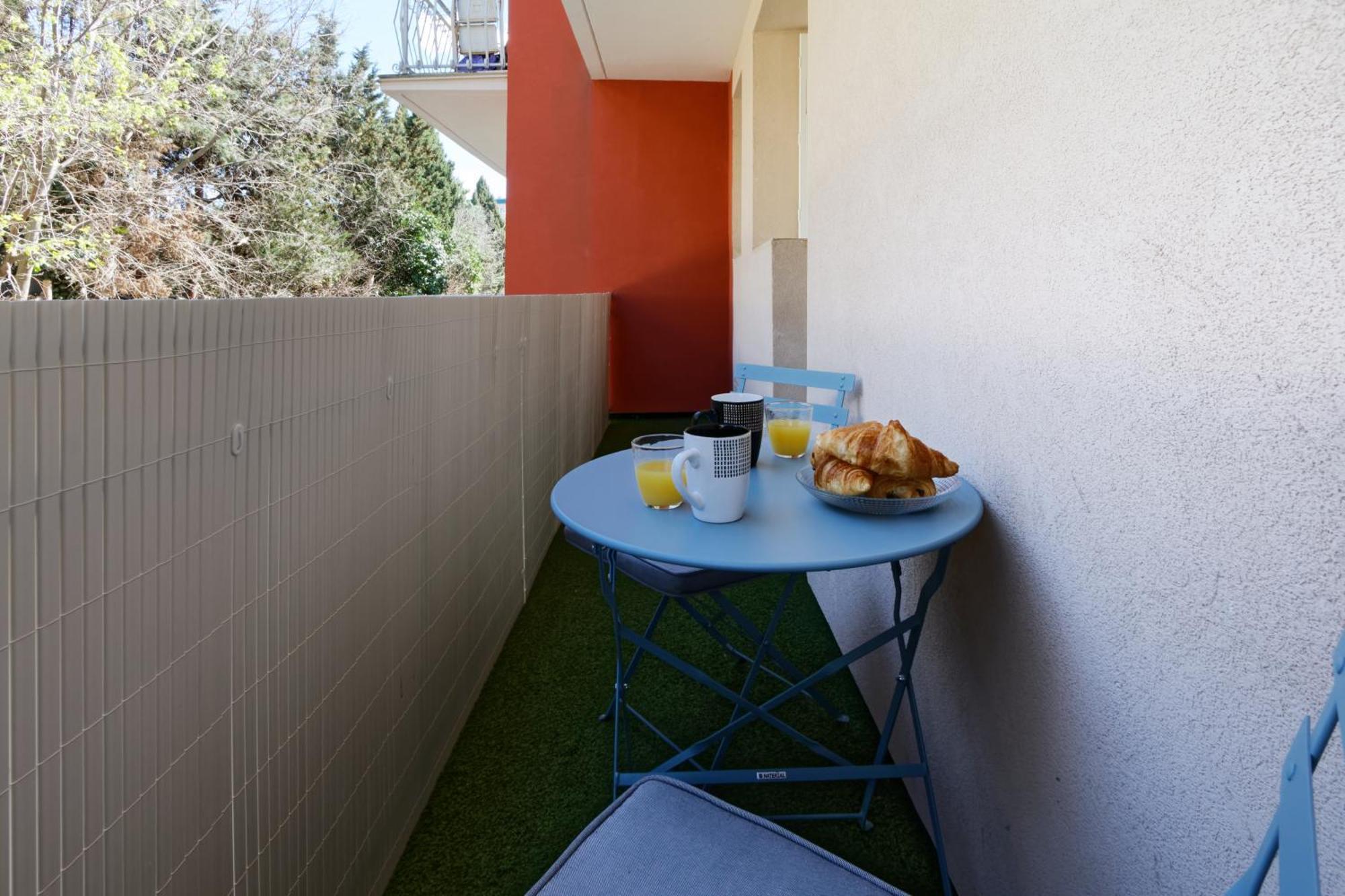 016- T2 Tropisme, Appart 1 Chambre,Clim,Wifi,Parking Montpellier Extérieur photo