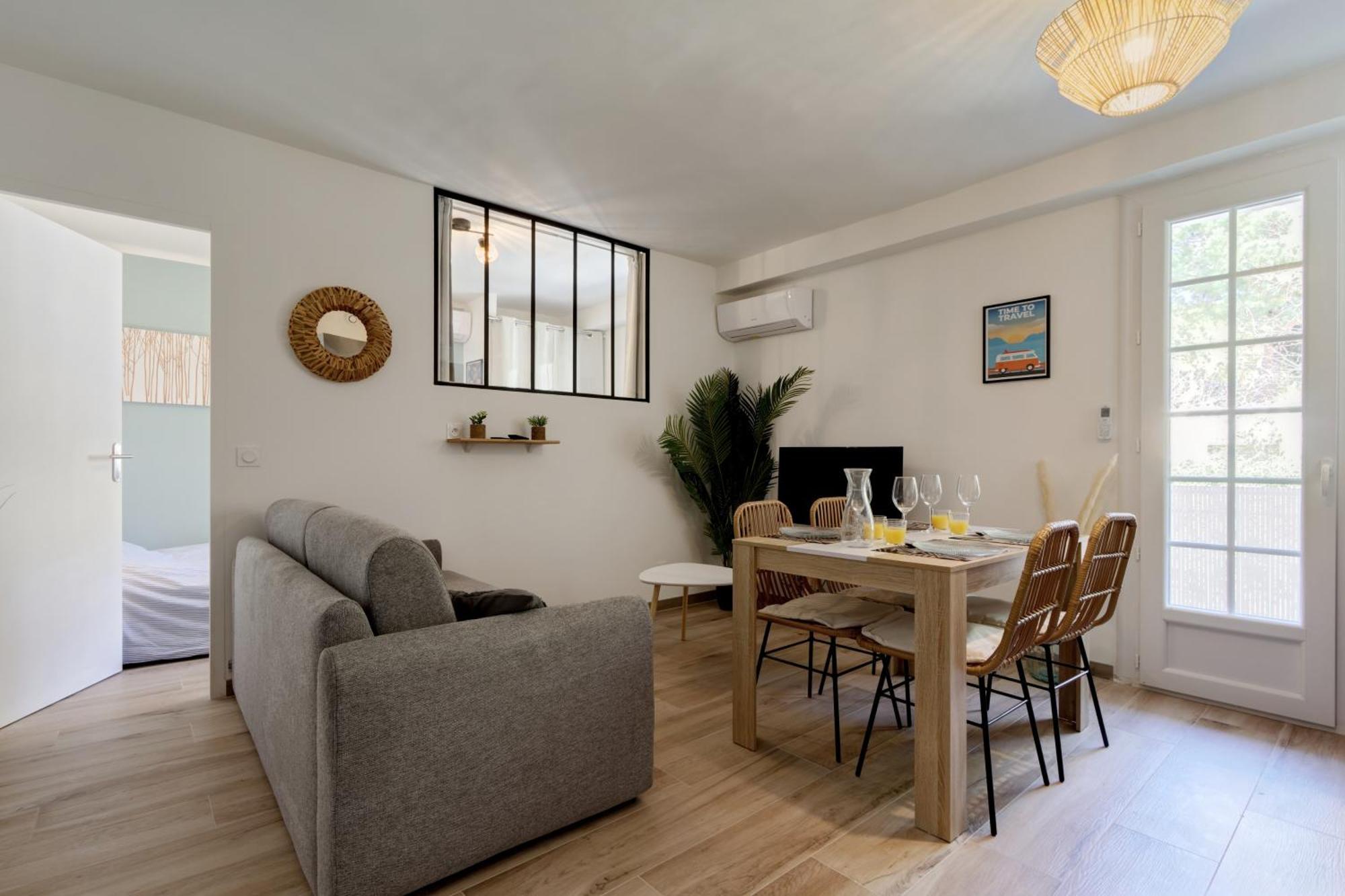 016- T2 Tropisme, Appart 1 Chambre,Clim,Wifi,Parking Montpellier Extérieur photo