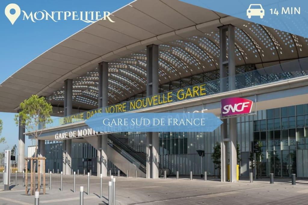 016- T2 Tropisme, Appart 1 Chambre,Clim,Wifi,Parking Montpellier Extérieur photo